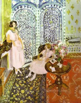 Fauvismo abstracto de la pantalla morisca Henri Matisse Pinturas al óleo